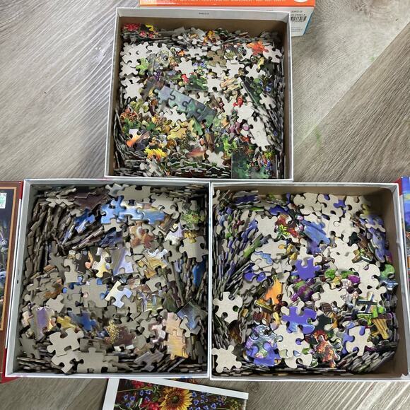 Puzzle Bundle 3 Pack‎ Noah’s Ark + Animals 550-1000 Pieces Animal Theme Ages 12+ - Picture 8 of 8